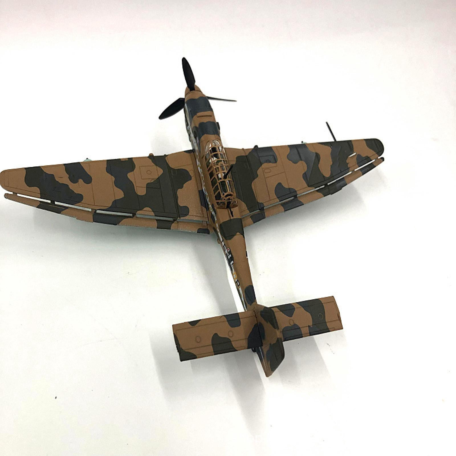 JIAHAOO Beautiful Alloy & ABS Plastic Aircraft Model for Collectors, 1:72 Scale Stuka JU-87 Bomber Elegance to Space