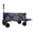 Gray, variant on LuckyNote 400 lbs Foldable Wagon with Extended Tailgate, Extra Long Extender Cart, All‑Terrain Beach Wagon with Large Wheels, Black