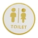 thumbnail image 3 of Letrero de baño acrílico de 7,8 pulgadas, para identificación de baños, accesorios para puertas Estilo C, 3 of 9