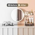 thumbnail image 5 of Garmic 2 Tier Bathroom Counter Organizer, Multi-Purpose Makeup Organizer Countertop for Vanity Bedroom Bathroom Kitchen, White, 5 of 13