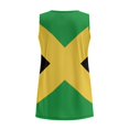 thumbnail image 5 of FUIALDOLG Womens Jamaica Flag Print Tank Tops Summer Casual V-Neck Sleeveless Top Soft Blouse Undershirt Flowy Tunic Tops Black Tops Summer Fashion Outfits,4XL, 5 of 7