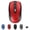 Red, variant on SANPTENT Wireless Mouse, Ergonomic, 2.4 GHz Optical, DPI Adjustable, Compatible With PC, Mac, Laptop, 6 Buttons - Red