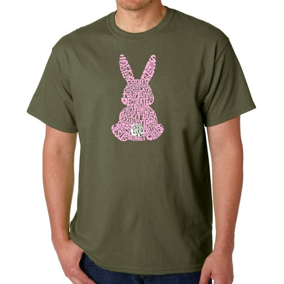 Men's Word Art T-shirt - Easter Bunny