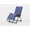 Navy Blue, variant on PURPLE LEAF Outdoor Reclining Chair Patio Zero Gravity Chaise Lounge Folding Chair with Removable Cushion Adjustable Headrest for Lawn Camping Beach Pool Grey