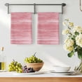 thumbnail image 3 of Pink Kitchen Towels Set of 1, Vintage Modern Abstract Art Ombre Absorbent Dish Towels for Kitchen, Microfiber Hand Towel, Quick Drying Tea Towel for Cleaning Decorative Dishcloths, 3 of 7