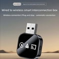 thumbnail image 4 of 2026 Upgrade 3 in 1 Screen Mirror for iOS Android Phone,Wired to Wireless Screen Mirroring Carplay Adapter for Car,Mirror Link Auto Adapter with 2.4/5Ghz WiFi & Bluetooth 5.0,Instant Wired, 4 of 5