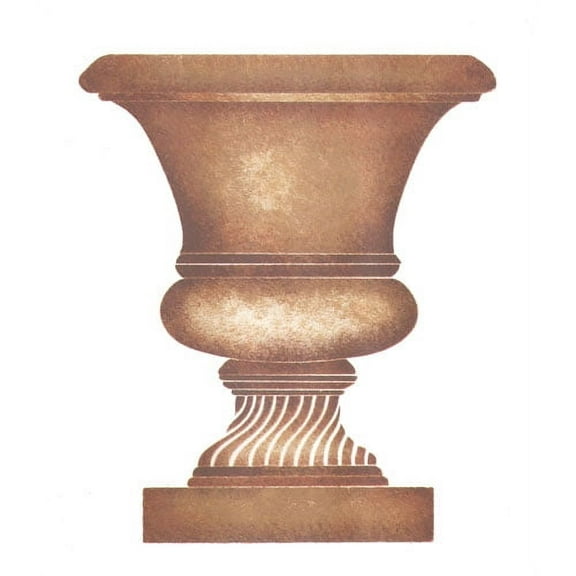 Clay Urn Wall Stencil - DEE328 by DeeSigns