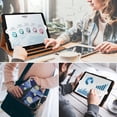 thumbnail image 2 of iPad 10.2 Case, iPad 7th Generation Case with Pencil Holder - Multi-Angle Stand, Hand Strap, Auto Sleep/Wake for iPad 7th Generation, iPad 10.2 Case(Starry Night), 2 of 6