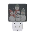 thumbnail image 5 of Yayeee LED Night Light for The Home Plug in With Light Sensors 2 Pack, Snowman Family, 5 of 6