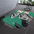 thumbnail image 7 of Raccoon with Toilet Paper Flannel Bath Mat 16x24 Inches, Soft Absorbent Non-Slip Bathroom Rug, Machine Washable Floor Mat for Shower, 7 of 7