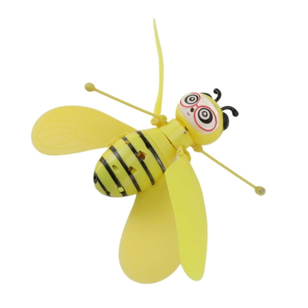 Juguetes de abeja voladora para principiantes, inducción inteligente, protección de apagado automático, lindas muñecas voladoras con luces