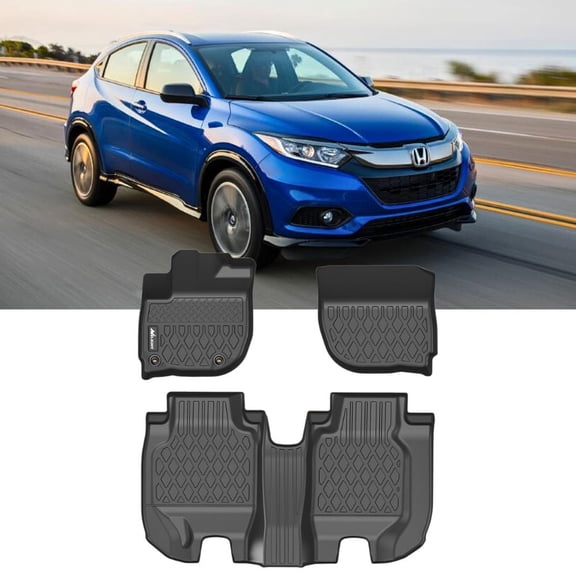 Nilight TPE Floor Mats for Honda HR-V (HRV) 2016 2017 2018 2019 2020 2021 2022,All Weather Custom Fit Heavy Duty Floor Liners