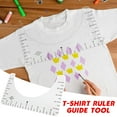 thumbnail image 1 of Ynlkorvg Ruler Tool Vinyl Sublimation Alignment T-Shirt T Shirt T-Shirt ArtsCrafts Sewing, 1 of 4