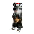 thumbnail image 3 of Figura de animal tallada a mano, pequeña decoración de mesa, artesanía, adorno de escritorio en miniatura, pequeña escultura de esquí para oficina y Mapache, 3 of 8
