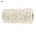 thumbnail image 1 of HEVIRGO 1 Rouleau Corde Macramé 2mm Colorée Résistante Corde en Coton Torsadée Fil Macramé pour Tricot, 1 of 10