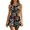 Black, variant on Norvella Womens Day Of The Dead Tennis Dresses Sugar Skull Floral Mock Neck Quarter Zip Built In Shorts Golf Outfits Athletic Activewear