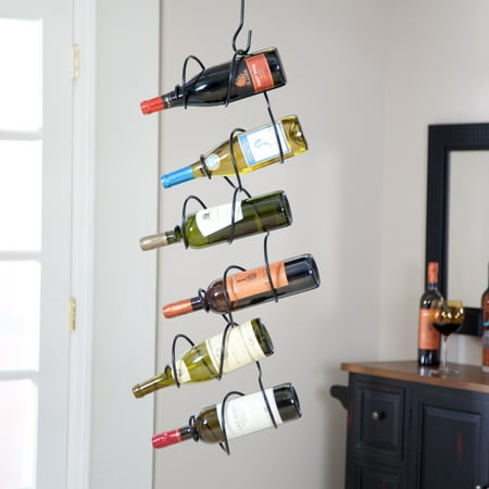 Oenophilia Climbing Tendril 6-Bottle Wine Rack