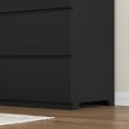 thumbnail image 4 of CQSXDA Black Matte Wood 9 Drawer Dresser with No Handle Design for Bedroom or Living Room Storage Solutions, 4 of 11