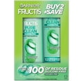 thumbnail image 3 of Garnier Fructis Pure Clean Smoothing, Straightening, Shampoo, Conditioner, All Hair Types, Everyday Use, 2 Count, 3 of 6