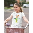 thumbnail image 2 of Boy On The Top Of A Flower T-Shirt Juniors -Image by Shutterstock,  Large, 2 of 4