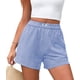 thumbnail image 3 of SHORTS PRETTYGARDEN Mujer Rayados Cintura Elástica Azul S, 3 of 8