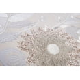 thumbnail image 6 of Desert Rose Cotton Embroidered Square Decorative Pillow in Beige, 6 of 9