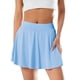 thumbnail image 3 of TRKIYQC Falda Plisada de Tenis para Mujer, Falda Deportiva Culottes de Color Sólido de Línea A de Cintura Alta TRKIYQC moda, 3 of 7