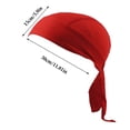 thumbnail image 3 of Outdoor Sports Hat Breathable Sweat Wicking Cycling Running Activities with Lace Summer Solid Color Quick Drying Helmet Liner Headband Caps Running Red, 3 of 9