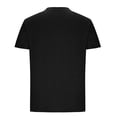 thumbnail image 4 of LWavelet Distressed Pocket Men's Short Sleeve T-Shirt Soft Ideal for Summer Casual and Leisure Wear Black M, 4 of 6