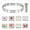 Set 1, variant on DIY Italian Charm Bracelet Gold Silver 9mm Stainless Steel Module for All Ages