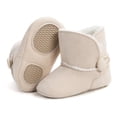 thumbnail image 3 of Baby Girl Boots Newborn Boys Winter Warm Snow Booties Soft Sole Crib Shoes 0-18M, 3 of 6
