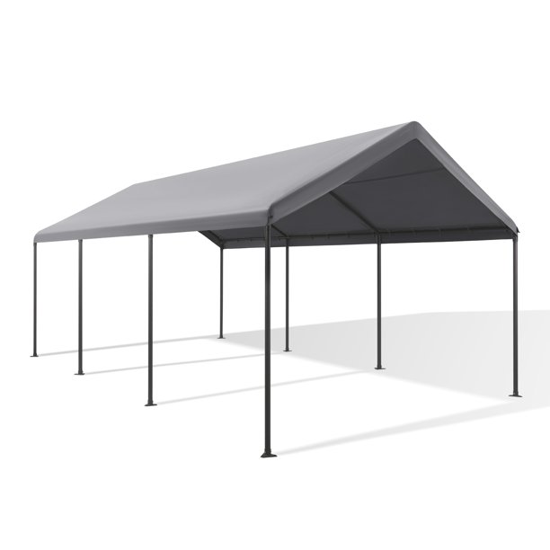 Gardesol Carport, 12’ X 20’ Heavy Duty Car Canopy with PowderCoated