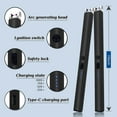 thumbnail image 6 of 2 PCS Or 4 PCS Candle Lighter,Windproof Flameless Electric Lighter with LED Power Display ＆ Safety Switch, Upgraded Plasma USB Rechargeable Lighters for Birthday Camping BBQ (Black), 6 of 7