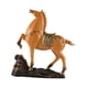 thumbnail image 3 of Escultura de caballo para escritorio, 25 x 7 x 26,5 cm. Marrón, 3 of 9