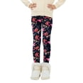 thumbnail image 6 of Usaibhir 2 Pack Girls Fleece Lined Leggings – Warm Stretchy Winter Pants for School & Outdoor Play, Size 3-11 Years, 6 of 8