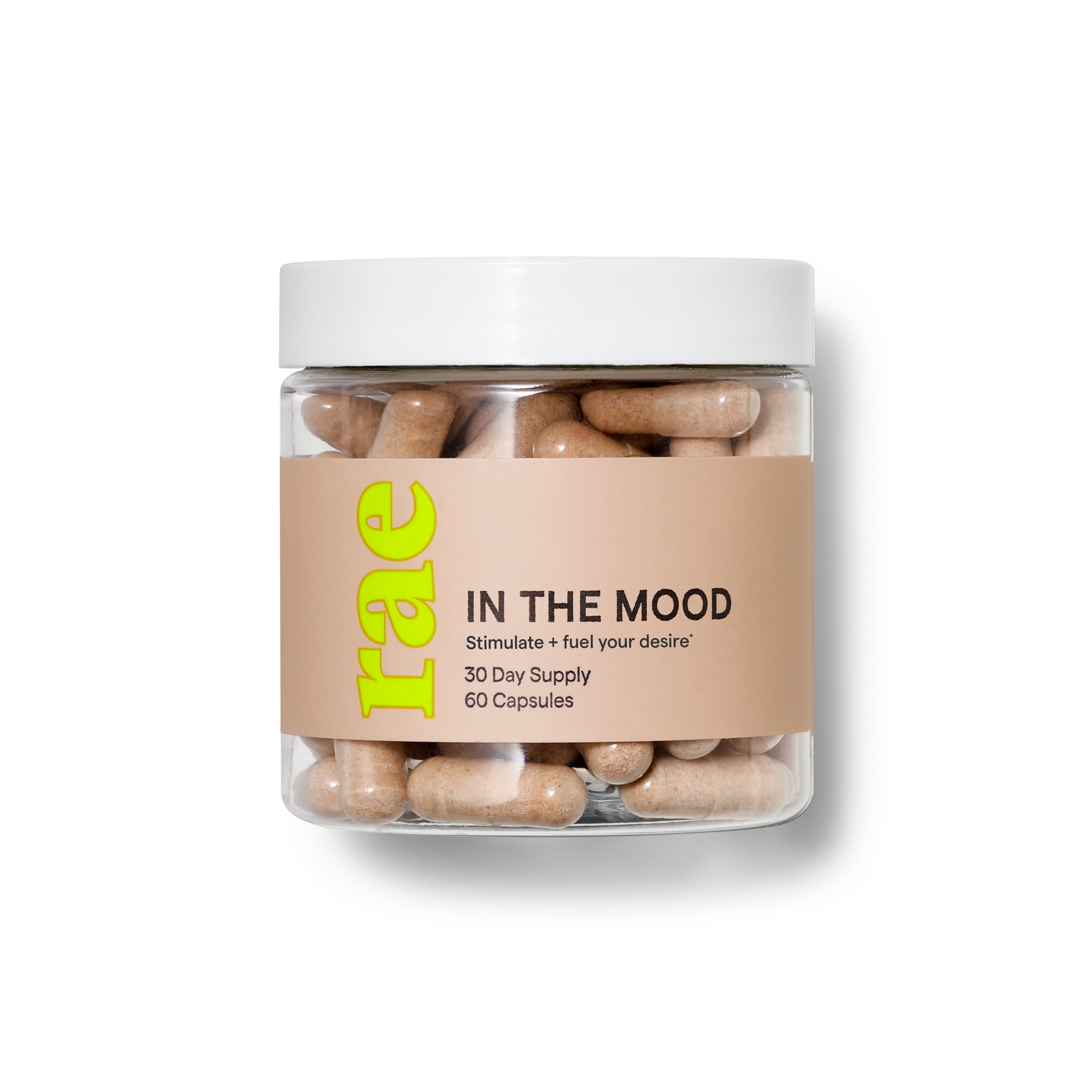 Rae Wellness In the Mood, Libido and Sexual Wellness Supplement for Women, 60 Count Capsules