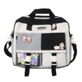 thumbnail image 1 of Contrast Color Korean Style Women's Backpack Women's Bag 2022 Trend Multifunctional Schoolgirl's Nylon Fabric School Bag Kawaii, 1 of 1