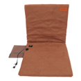 thumbnail image 1 of Coussin de siège chauffant portable et pliable, coussin de siège chauffant sûr pour intérieur et extérieur, marron, 1 of 4