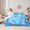 Blue, variant on Manfei Cartoon Pink Axolotl Twin Bedding Sets 7-Piece for Kid, Dreamy Underwater World Bedding Comforter Set, Kawaii Animal Reversible Sheet Sets, Luxury Bedroom Decor