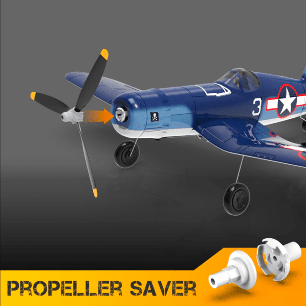 VOLANTEX F4U Corsair RC Airplane 4CH 2.4GHz Aerobatic Aircraft Remote Control Fixed Wingspan Plane