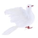thumbnail image 3 of 4 Piezas de Plumas Artificiales Paloma Bnca, Adornos Decorativos para Pájaros Soledad Simulación de paloma, 3 of 7