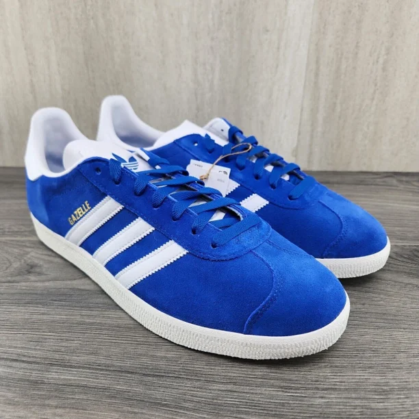 Adidas Gazelle New Men Blue Cloud Core White Casual Shoes Sneakers IG2093 All SZ