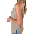 thumbnail image 3 of Women's Halter Tank Tops Sleeveless Cami Sweater Vest Knit Tops, 3 of 4