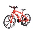 thumbnail image 1 of Modèle Miniature 1:8 Vélo en Alliage Métal Moulé sous Pression Doigt Adulte Rouge Mini Vélo Simul F7O7, 1 of 1