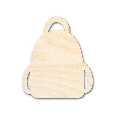 Unfinished Wood Book Bag Shape | Back to School | Kids Crafts | Craft Cutout 20 / 1