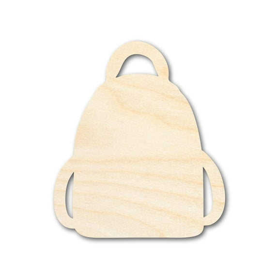 Unfinished Wood Book Bag Shape 30" / 1/4"