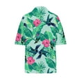 thumbnail image 3 of Kctiaxy Short Sleeve Shirts for Women V-Neck Button Up Hawaiian Shirt Fashion Casual Loose Beach Floral Summer Tops T Shirts Blouses for Vacation, 3 of 3