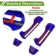 thumbnail image 5 of Cubierta de Manija de Puerta Azul Profundo Única para Jeep Wrangler JL JLU 2018-2022 Juego de Cubierta de Manija de Maletero Decoración Exterior Trim ABS 1 Juego, 5 of 6