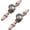 Red Bronze 120mm, variant on Gamvdout Crystal Drawer Knobs Dresser Knobs 2 Pack Crystal Drawer Knobs Diamond Shape Cabinet Door Knobs Cupboard Wardrobe Drawer Pull Handles with 170mm Black Leaf Plate
