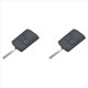 thumbnail image 1 of 2X Carcasa de Repuesto para Llave de Coche con Mando A Distancia Abatible con 2 Botones para de Encendido de Camión para -, 1 of 5